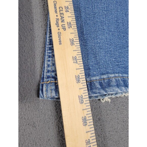 Gap Jeans Womens 10P 30 Medium Indigo 70s Flare High Rise Stretch Denim Petite - Picture 3 of 13